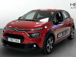 Röd (red) Begagnad 2022 Citroën C3 Feel Halvkombi | 139 900 kr (Marknadspris)