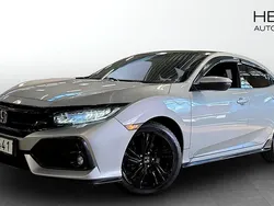 Silver Begagnad 2017 Honda Civic Sport Plus Halvkombi | 209 900 kr (Lite dyr)