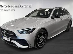 Silver Begagnad 2024 Mercedes C300e AMG Kombi | 559 000 kr (Bra pris)