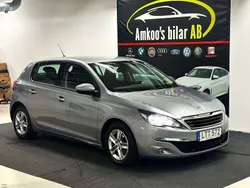 Grå Begagnad 2015 Peugeot 308 Active Halvkombi | 84 900 kr (Marknadspris)