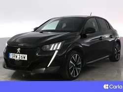 Svart Begagnad 2021 Peugeot e-208 GT Halvkombi | 190 900 kr (Marknadspris)