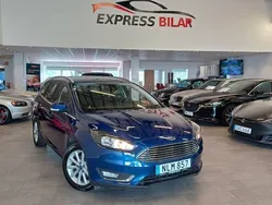 Blå Begagnad 2016 Ford Focus Titanium Kombi | 89 000 kr (Bra pris)