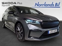 Grå (graphite grey metallic) Begagnad 2022 Skoda Enyaq iV SportLine SUV | 415 000 kr (Dyr)
