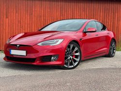 Röd Begagnad 2021 Tesla Model S Performance Halvkombi | 525 000 kr (Marknadspris)