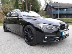 Svart Begagnad 2016 BMW 320 Sport Line Kombi | 140 000 kr (Marknadspris)