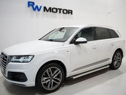 Vit Begagnad 2017 Audi Q7 S-Line SUV | 339 800 kr (Marknadspris)