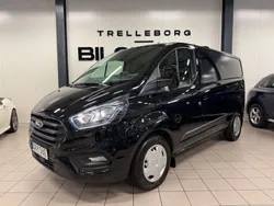 Svart Begagnad 2021 Ford Transit Custom Van | 229 900 kr (Marknadspris)