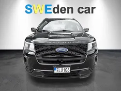 Svart Begagnad 2018 Ford Explorer Sport SUV | 279 000 kr