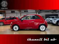 Röd Begagnad 2015 Fiat 500 Halvkombi | 94 500 kr (Marknadspris)