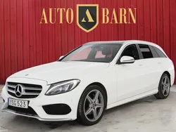 Vit Begagnad 2017 Mercedes C220 AMG Kombi | 234 700 kr (Marknadspris)