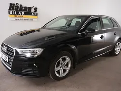 Svart Begagnad 2017 Audi A3 Sportback Proline Halvkombi | 164 500 kr (Marknadspris)