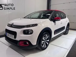 Vit Begagnad 2017 Citroën C3 Halvkombi | 89 900 kr (Marknadspris)