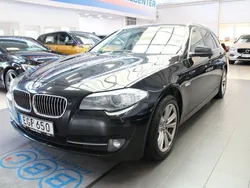 Svart Begagnad 2012 BMW 520 Kombi | 119 990 kr (Bra pris)