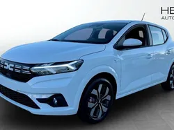 Vit Ny 2025 Dacia Sandero Expression Halvkombi | 209 900 kr (Bra pris)