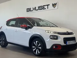 Vit Begagnad 2017 Citroën C3 Halvkombi | 74 900 kr (Marknadspris)