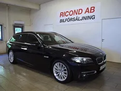 Svart Begagnad 2015 BMW 530 Luxury Line Kombi | 199 900 kr (Bra pris)