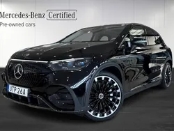 Svart (black) Begagnad 2024 Mercedes EQE500 AMG Line Premium Plus SUV | 819 900 kr (Bra pris)