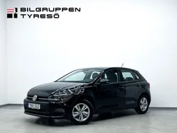 Svart Begagnad 2018 VW Polo Halvkombi | 149 900 kr (Marknadspris)
