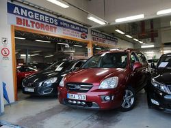 Vinröd Begagnad 2008 Kia Carens Minibuss | 19 999 kr (Marknadspris)