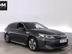 Grå Begagnad 2017 Kia Optima Hybrid 2 Sedan | 159 000 kr (Marknadspris)