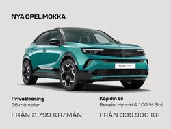 Svart (grön) Ny 2024 Opel Mokka Edition SUV | 339 900 kr