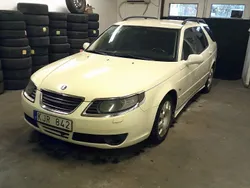 Vit Begagnad 2007 Saab 9-5 Linear Kombi | 27 500 kr (Marknadspris)