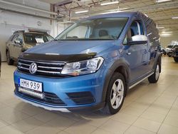 Ljusblå (blå) Begagnad 2017 VW Caddy Minibuss | 209 000 kr