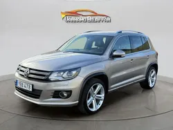 Ljusbrun (brun) Begagnad 2016 VW Tiguan R-line SUV | 159 000 kr (Bra pris)
