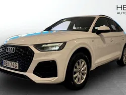 Vit (white) Begagnad 2021 Audi Q5 Sportback S-Line SUV | 429 900 kr (Bra pris)