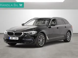Svart Begagnad 2018 BMW 520 Sport Line Kombi | 279 900 kr (Marknadspris)