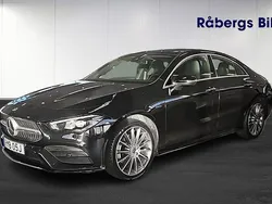 Svart (kosmossvart metallic) Begagnad 2020 Mercedes CLA250e Premium Sedan | 399 800 kr