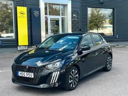Svart Begagnad 2024 Peugeot 208 Active Halvkombi | 189 900 kr (Marknadspris)