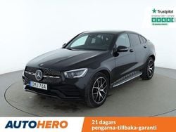 Svart Begagnad 2021 Mercedes GLC220 AMG line Sportkupé | 425 000 kr (Marknadspris)