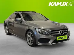 Grå Begagnad 2018 Mercedes C220 AMG line Sedan | 234 700 kr (Marknadspris)