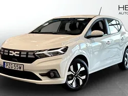 Vit (white) Ny 2025 Dacia Sandero Expression Halvkombi | 219 900 kr (Marknadspris)