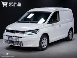 Vit Begagnad 2021 VW Caddy Minibuss | 318 900 kr