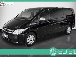 Svart Begagnad 2014 Mercedes Vito Minibuss | 169 900 kr