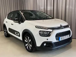 Vit Begagnad 2022 Citroën C3 PureTech Halvkombi | 129 900 kr (Marknadspris)
