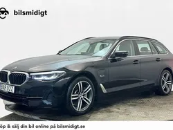 Svart Begagnad 2021 BMW 530e Sport Line Kombi | 254 900 kr (Superpris)