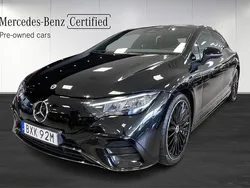 Svart Begagnad 2024 Mercedes EQE350 AMG line Sedan | 689 900 kr (Superpris)