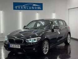 Svart Begagnad 2017 BMW 118 Advantage Halvkombi | 154 800 kr (Marknadspris)
