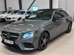 Grå Begagnad 2017 Mercedes E200 AMG Sedan | 349 700 kr (Marknadspris)