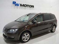 Mörkbrun Begagnad 2015 VW Sharan Minibuss | 149 800 kr (Lite dyr)