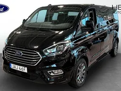 Svart (black) Begagnad 2023 Ford Tourneo Custom Minibuss | 449 900 kr (Marknadspris)
