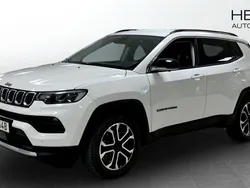 Vit (white) Begagnad 2021 Jeep Compass Limited SUV | 299 900 kr (Lite dyr)
