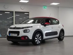 Vit Begagnad 2017 Citroën C3 Halvkombi | 79 800 kr (Marknadspris)