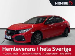 Röd Begagnad 2018 Honda Civic Dynamic Halvkombi | 178 900 kr (Marknadspris)