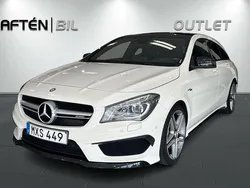 Vit Begagnad 2016 Mercedes CLA45 AMG AMG Kombi | 339 800 kr (Marknadspris)
