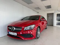 Röd Begagnad 2018 Mercedes CLA220 Shooting Brake AMG Kombi | 214 900 kr (Marknadspris)
