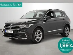 Svart Begagnad 2020 VW Tiguan R-line SUV | 329 900 kr (Dyr)